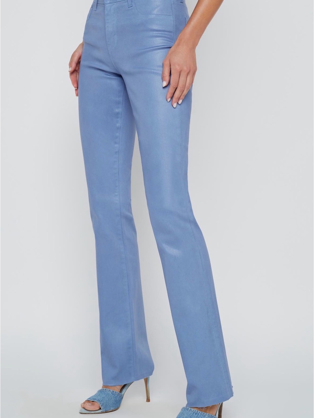 L'AGENCE Periwinkle Blue Flare Jeans